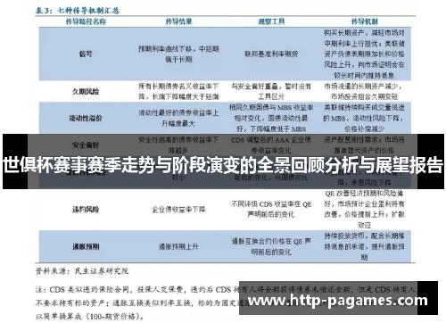 世俱杯赛事赛季走势与阶段演变的全景回顾分析与展望报告